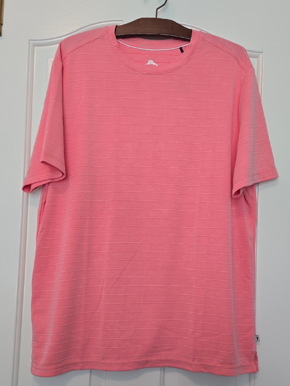 Tommy Bahama Coral Pink Short-Sleeve Crewneck Tee L NWT